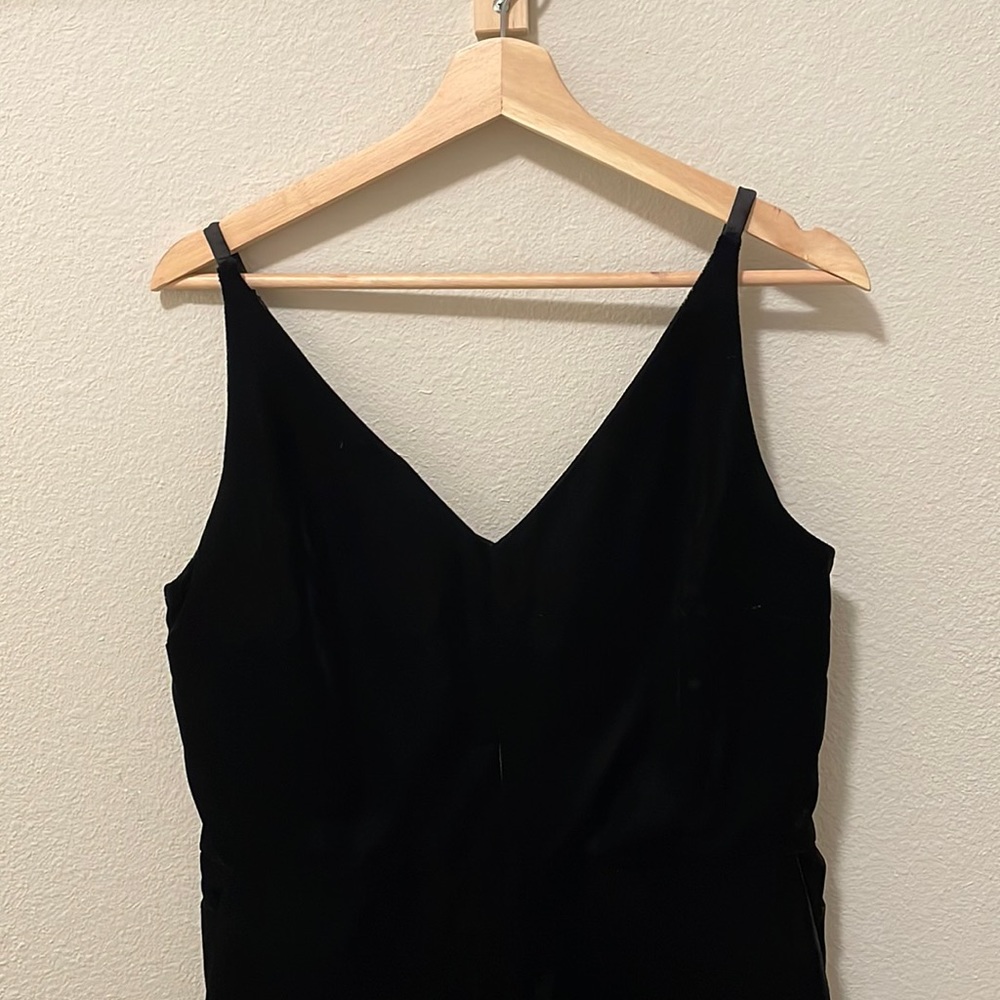 Banana Republic velvet jumpsuit